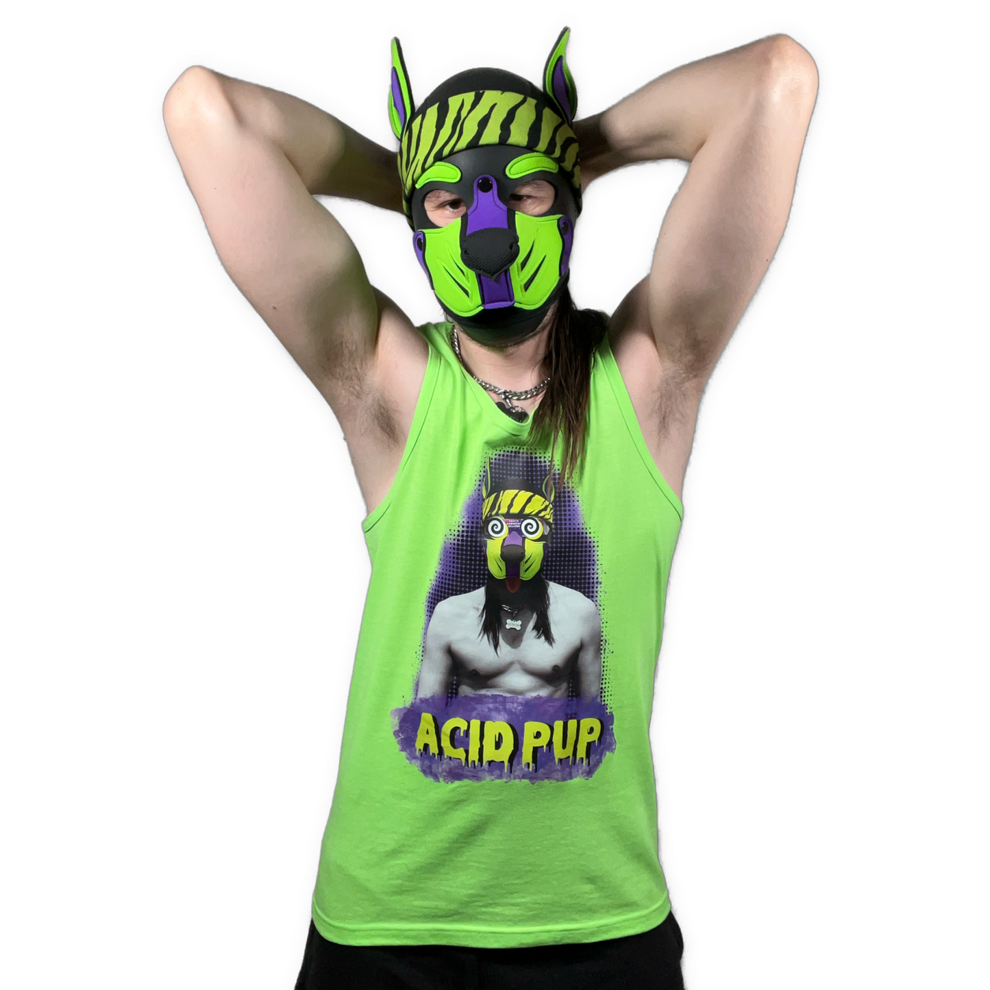 Acid Pup “Heckin’ Trippin’ Pupper” Tank Top