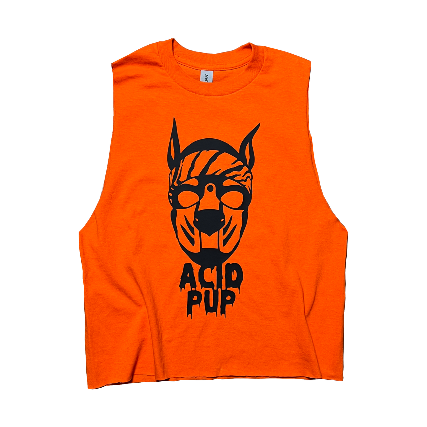 Acid Pup Cropped Gym Tank