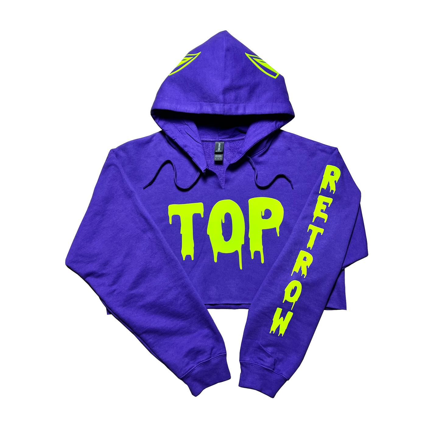 Acid Pup “Retrows’ Boyfriend” Cropped Hoodie