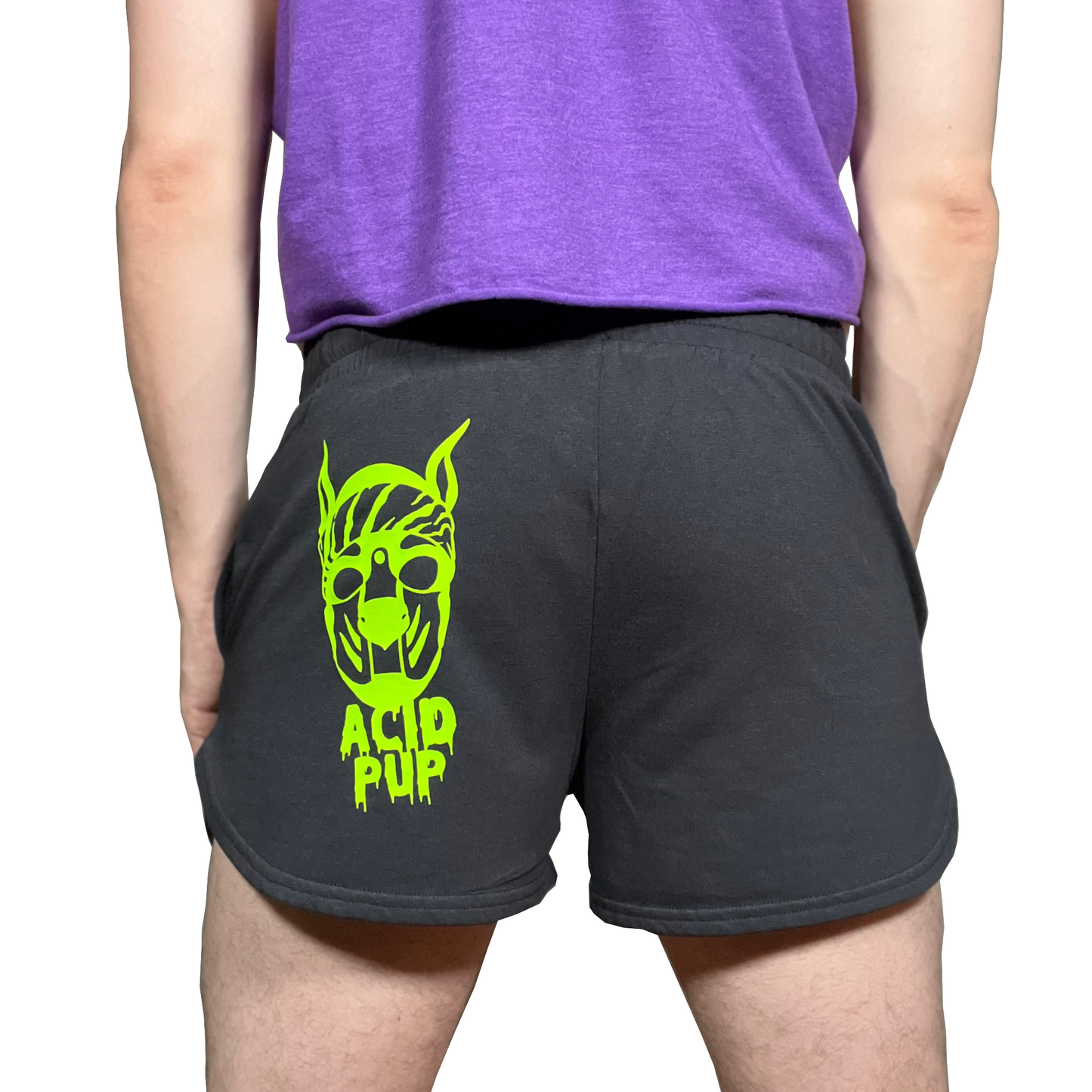 Acid Pup Cotton Gym Shorts